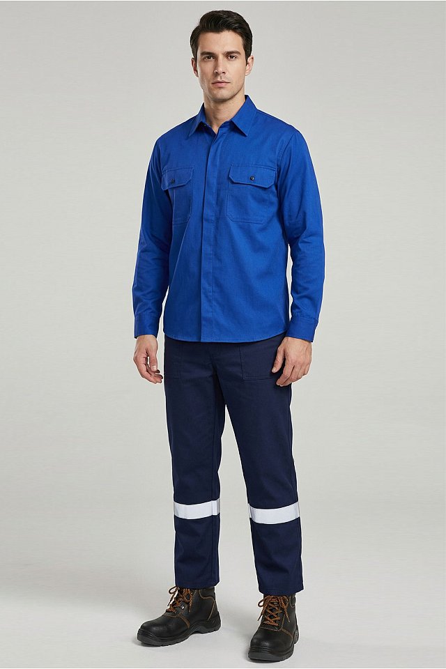 Куртка-рубашка для защиты от электрической дуги Рт 640W, 13,1 кал/см² синяя - upload/resize_cache/iblock/b9a/7t8kmw63c1n4a2stfapng1q239wgw2be/640_1002_1821712164bebe8964a3cb4f91f48bb72/2