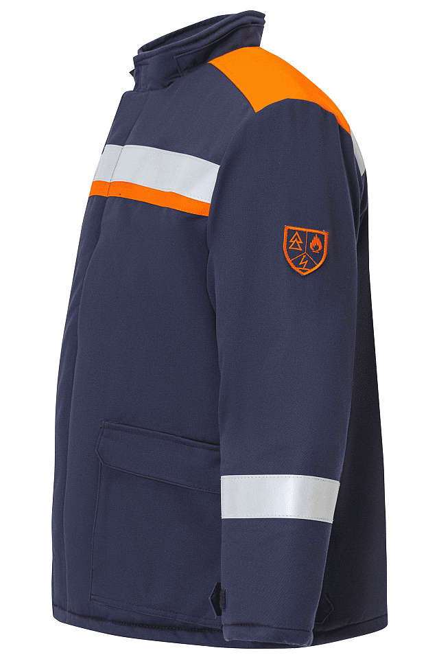 Костюм зимний для защиты от электрической дуги СП08-З, 67,4 кал/см² т.синий - _3_