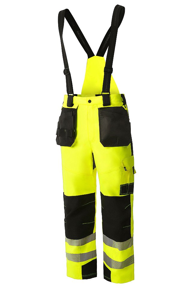Брюки ЮНИОНВОРКВЕАР Хай-Вис (UNIONWORKWEAR Hi-Vis) Визибл демисезонные желтые