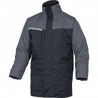 Куртка Дельта Плюс Аляска2 (ALASKA2) 2 в 1 утепленная черная/серая