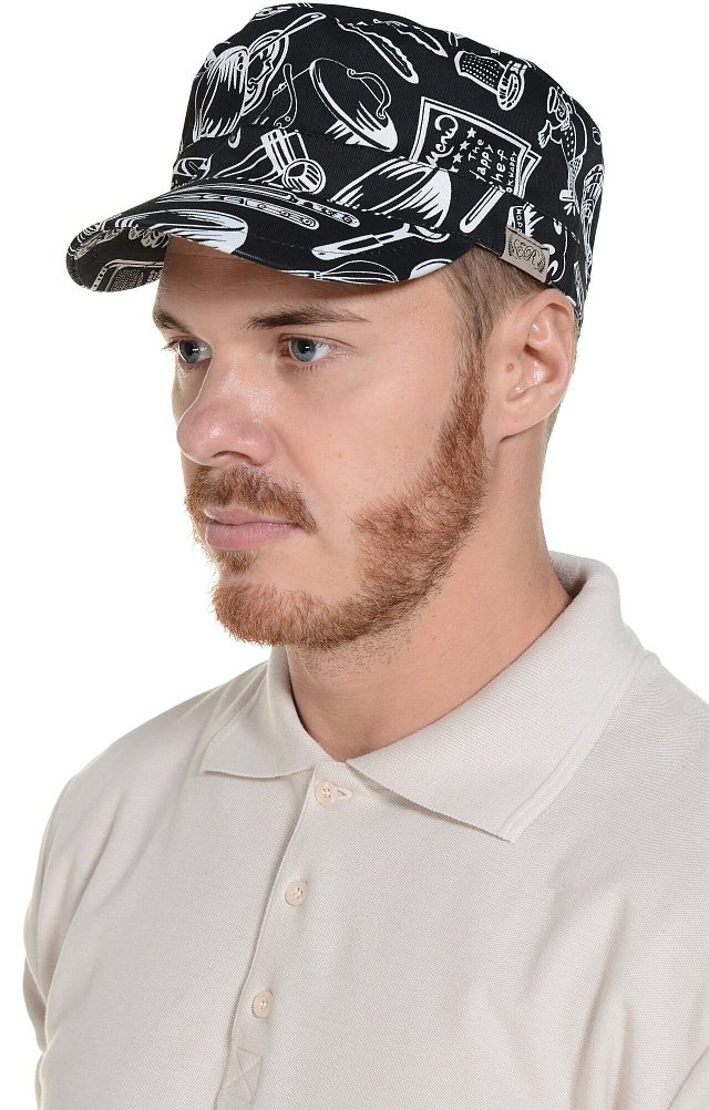 Кепи «El-Risto» PRINT kitchen black (кухня черный) - upload/resize_cache/iblock/ce5/640_1002_1821712164bebe8964a3cb4f91f48bb72/kepi_el_risto_print_kitchen_black