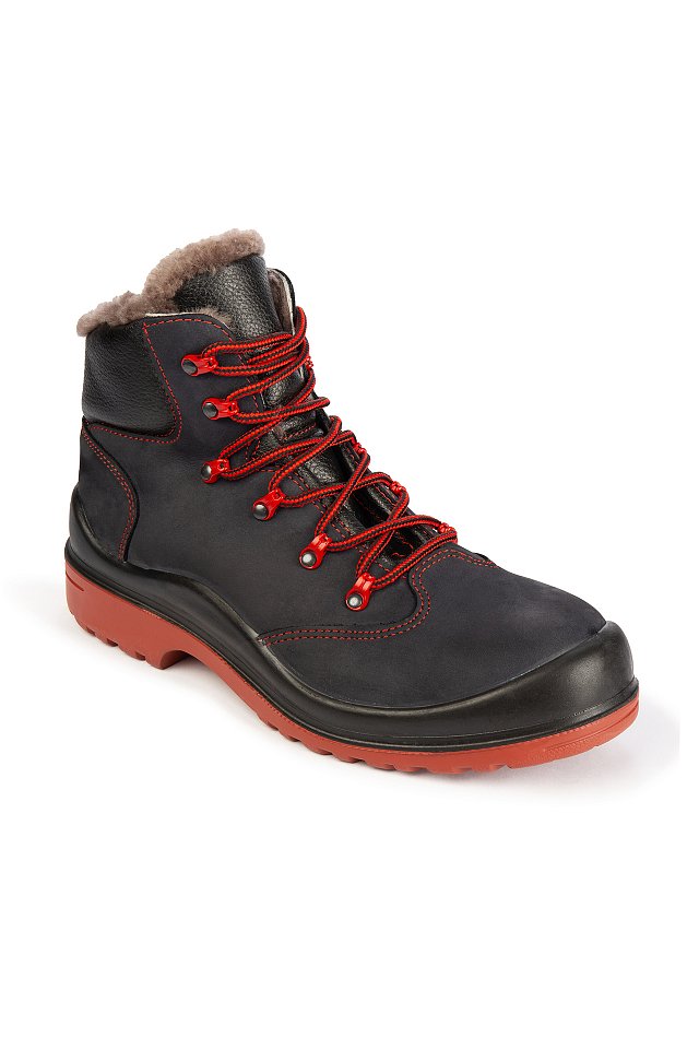 Ботинки утепленные С 34 с композитным подноском и кевларовой стелькой темно-синие