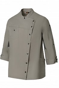 Куртка RISTRETTO (РИСТРЕТТО) модель ШЕФ Лайт женская светло серая