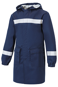 Плащ термостойкий для защиты от электрической дуги, атмосферных осадков ПТв 644 W, 28,2 кал/см² т.синий