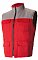 Жилет Профессионал утепленный красный/светло-серый