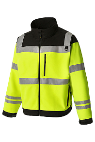 Куртка ЮНИОНВОРКВЕАР Хай-Вис (UNIONWORKWEAR Hi-Vis) Контраст демисезонная желтая