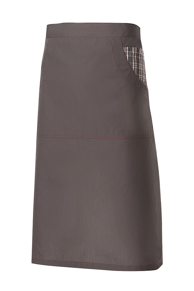 Фартук поварской РИСТРЕТТО ШЕФ темно-серый