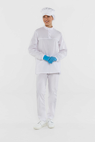 Костюм ЭЙЧ-ЛАЙН КЛАССИК Лайт (H-Line) с длинным рукавом белый