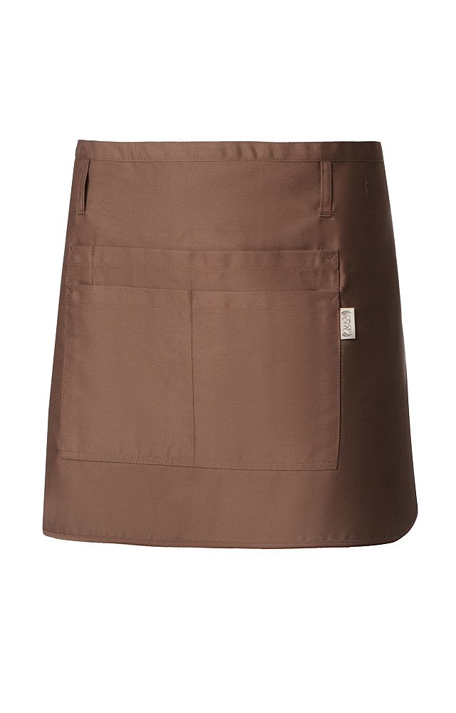 Фартук «BARISTA» укороченный, цвет chocolate (темно-коричневый)