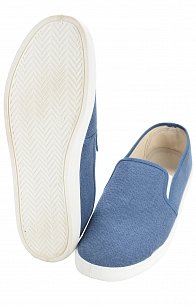 Слипоны цвет denim blue (синий джинс)