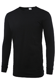 Лонгслив КОТЛАЙН (KOTLINE), нательное белье летнее черный