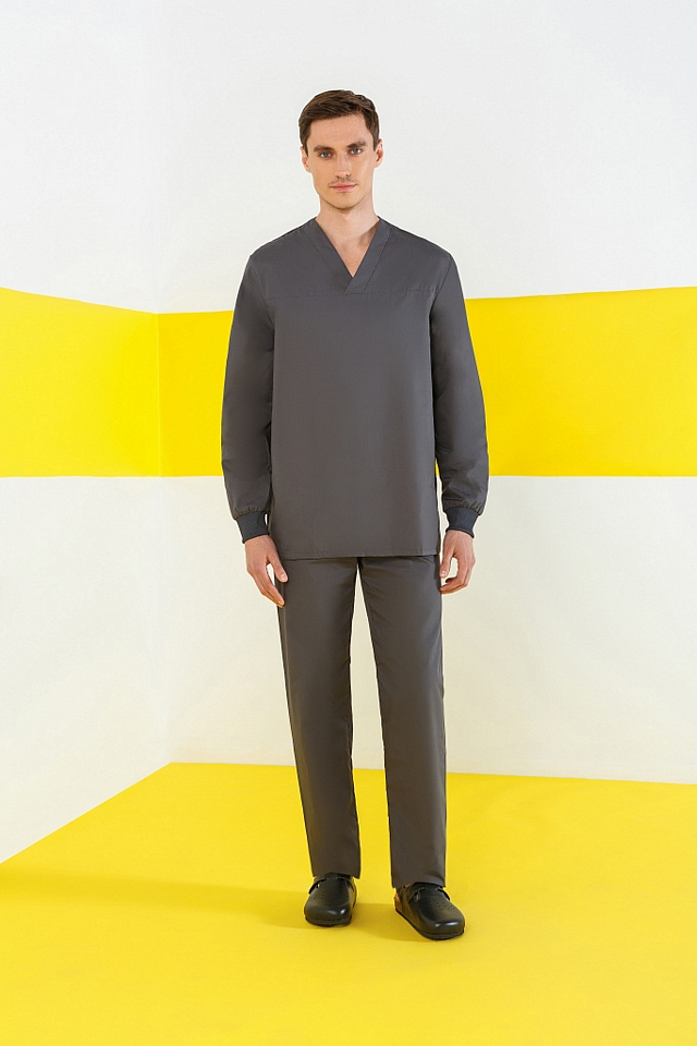 Костюм СПЕЦ с длинным рукавом графит - _1_