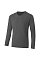 Футболка с длинным рукавом темно-серая