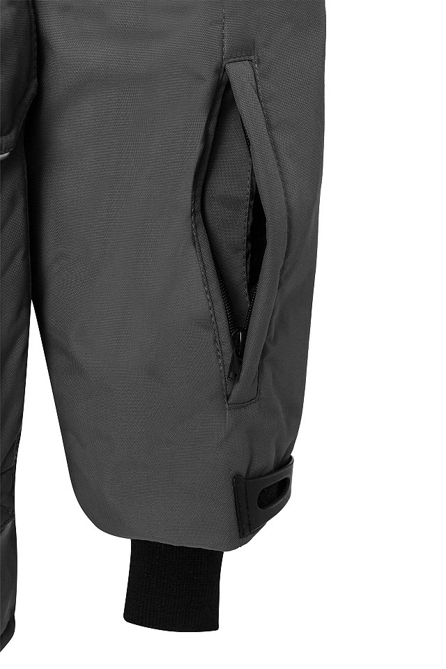 Куртка Домбай утепленная графит, тк.Рейнман Хеви - copy