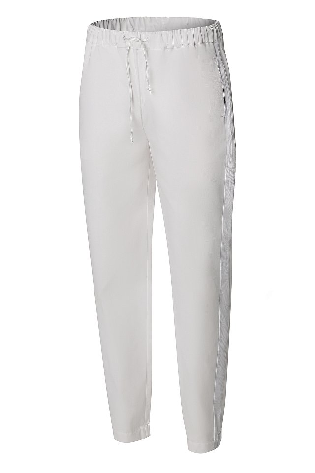 Брюки РИСТРЕТТО ШЕФ джоггеры белые