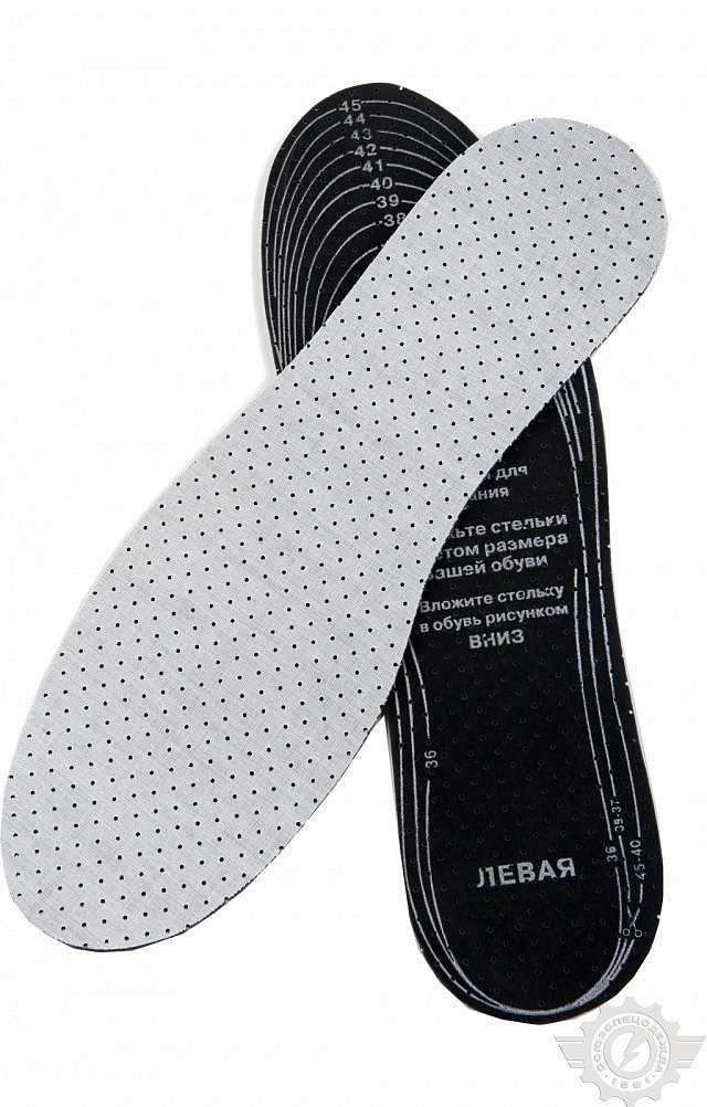 Стелька с активированным углем