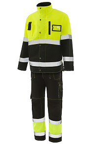 Костюм Премиум летний черный/желтый