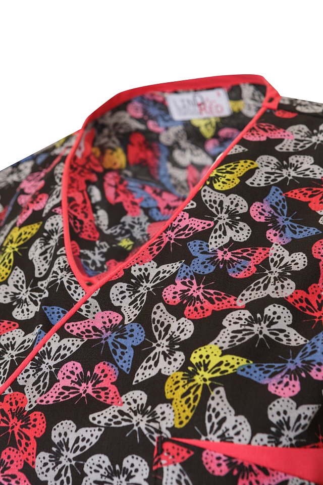 Блуза ЛИНДРЕД (Lindred) ОРИОН СТРЕЙЧ женская принт бабочки, рукав короткий - upload/resize_cache/iblock/f46/ipwchihdzp3hk219f2zbj4q2rnlr1u1j/640_1002_1821712164bebe8964a3cb4f91f48bb72/Specodejda_19_08_2458037