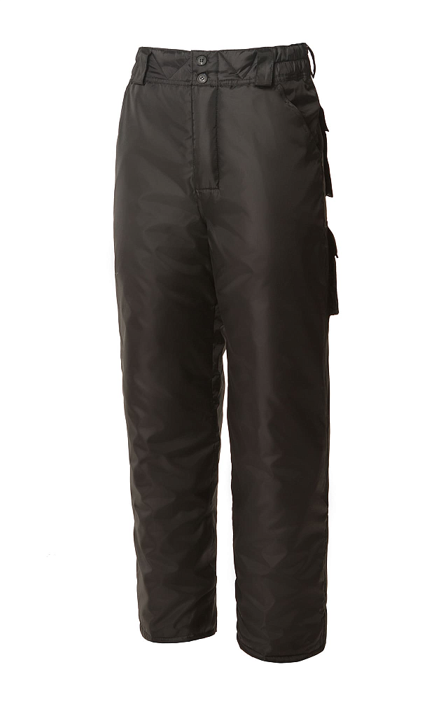 Брюки непром. утепл.черные