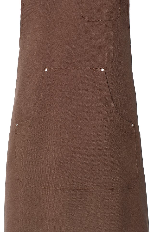 Фартук КЛИНПЛЕКС ИРМА (CLINPLEX IRMA) с нагрудником chocolate (коричневый) - etiketki